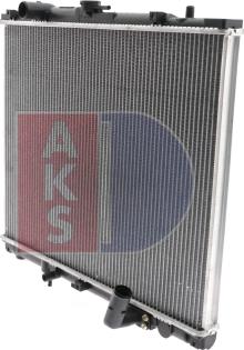 AKS Dasis 140017N - Radiator, engine cooling autospares.lv