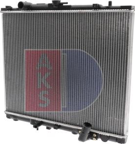 AKS Dasis 140017N - Radiator, engine cooling autospares.lv