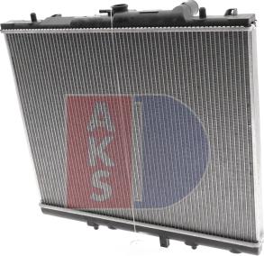 AKS Dasis 140017N - Radiator, engine cooling autospares.lv