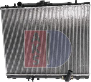 AKS Dasis 140017N - Radiator, engine cooling autospares.lv