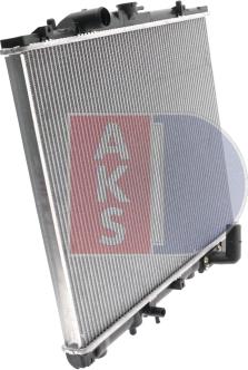 AKS Dasis 140017N - Radiator, engine cooling autospares.lv