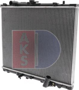 AKS Dasis 140017N - Radiator, engine cooling autospares.lv