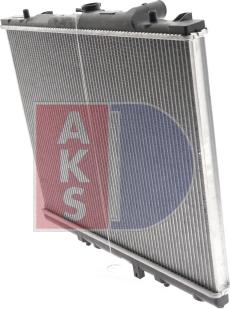 AKS Dasis 140017N - Radiator, engine cooling autospares.lv