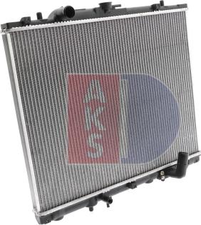 AKS Dasis 140017N - Radiator, engine cooling autospares.lv