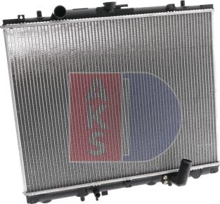 AKS Dasis 140017N - Radiator, engine cooling autospares.lv