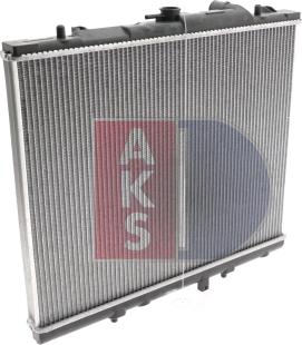 AKS Dasis 140017N - Radiator, engine cooling autospares.lv