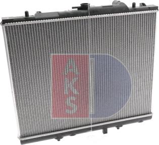 AKS Dasis 140017N - Radiator, engine cooling autospares.lv