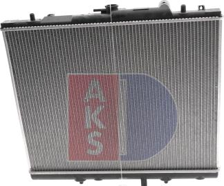 AKS Dasis 140017N - Radiator, engine cooling autospares.lv