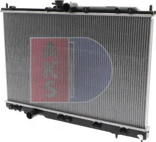 AKS Dasis 140088N - Radiator, engine cooling autospares.lv