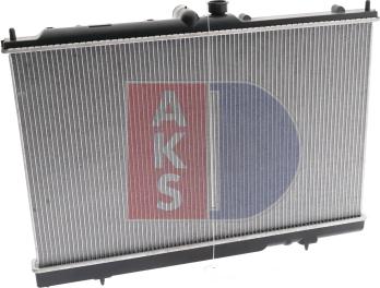 AKS Dasis 140088N - Radiator, engine cooling autospares.lv