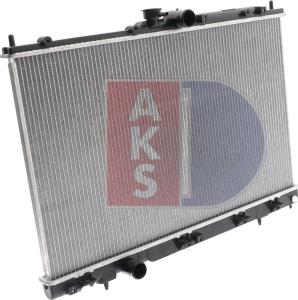 AKS Dasis 140088N - Radiator, engine cooling autospares.lv