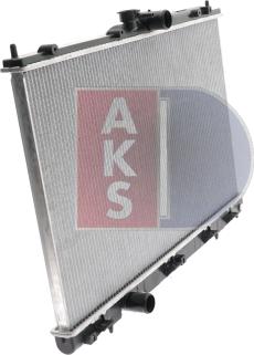 AKS Dasis 140088N - Radiator, engine cooling autospares.lv