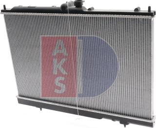 AKS Dasis 140088N - Radiator, engine cooling autospares.lv