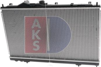 AKS Dasis 140026N - Radiator, engine cooling autospares.lv