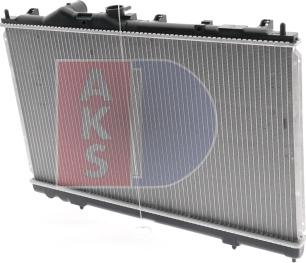 AKS Dasis 140026N - Radiator, engine cooling autospares.lv