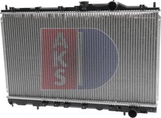 AKS Dasis 140026N - Radiator, engine cooling autospares.lv