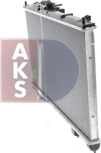 AKS Dasis 140100N - Radiator, engine cooling autospares.lv