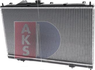 AKS Dasis 140100N - Radiator, engine cooling autospares.lv