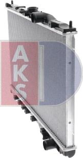 AKS Dasis 140100N - Radiator, engine cooling autospares.lv