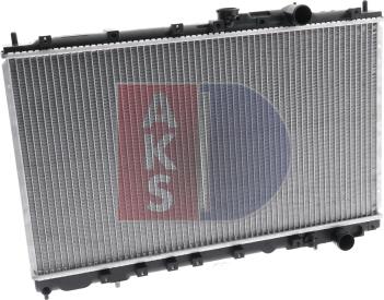 AKS Dasis 140100N - Radiator, engine cooling autospares.lv