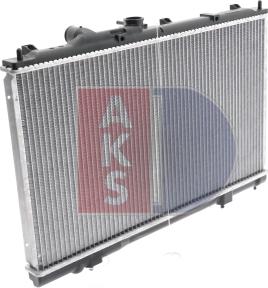 AKS Dasis 140100N - Radiator, engine cooling autospares.lv