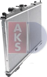 AKS Dasis 140100N - Radiator, engine cooling autospares.lv