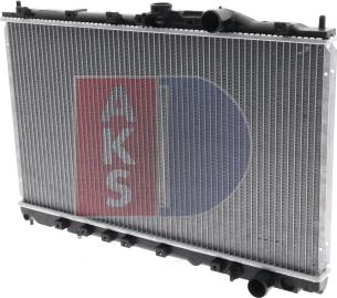 AKS Dasis 140100N - Radiator, engine cooling autospares.lv