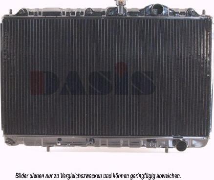 AKS Dasis 140120N - Radiator, engine cooling autospares.lv