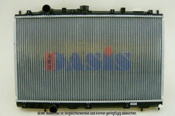 AKS Dasis 140170N - Radiator, engine cooling autospares.lv