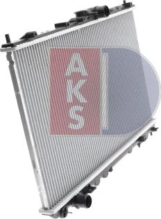 AKS Dasis 141070N - Radiator, engine cooling autospares.lv