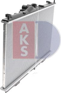 AKS Dasis 141070N - Radiator, engine cooling autospares.lv