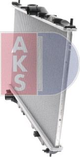 AKS Dasis 141070N - Radiator, engine cooling autospares.lv