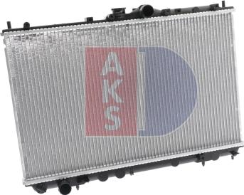 AKS Dasis 141070N - Radiator, engine cooling autospares.lv