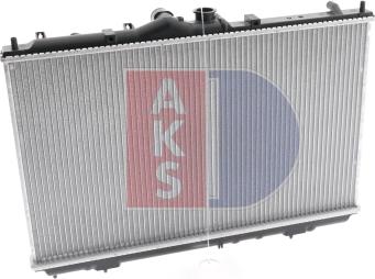 AKS Dasis 141070N - Radiator, engine cooling autospares.lv