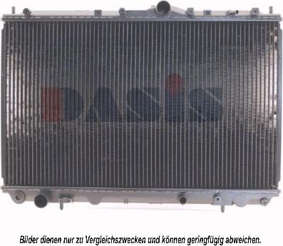 AKS Dasis 141170N - Radiator, engine cooling autospares.lv