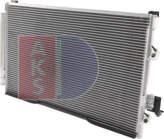 AKS Dasis 142013N - Condenser, air conditioning autospares.lv