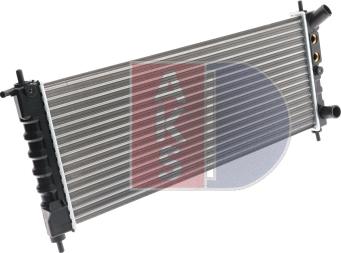 AKS Dasis 150450N - Radiator, engine cooling autospares.lv