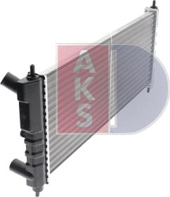 AKS Dasis 150450N - Radiator, engine cooling autospares.lv