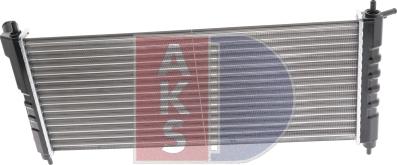 AKS Dasis 150450N - Radiator, engine cooling autospares.lv