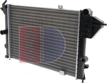 AKS Dasis 150570N - Radiator, engine cooling autospares.lv