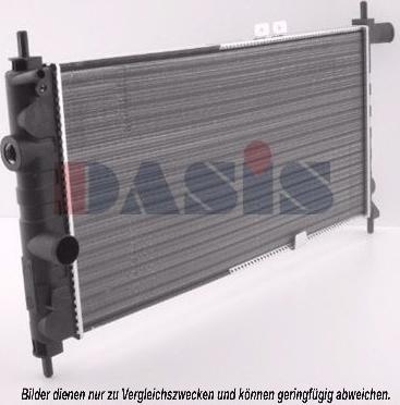 AKS Dasis 150630N - Radiator, engine cooling autospares.lv