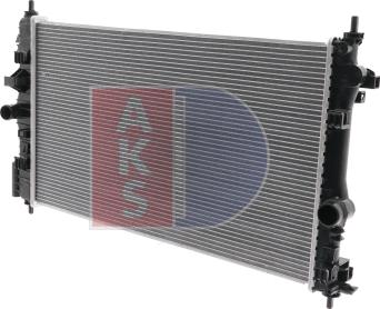 AKS Dasis 150099N - Radiator, engine cooling autospares.lv