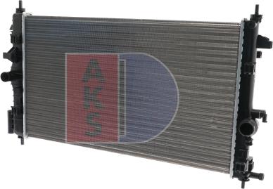 AKS Dasis 150093N - Radiator, engine cooling autospares.lv