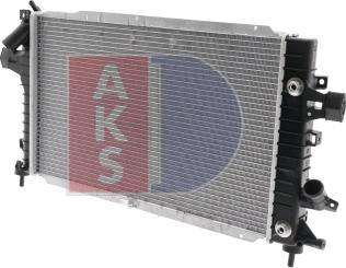 AKS Dasis 150092N - Radiator, engine cooling autospares.lv