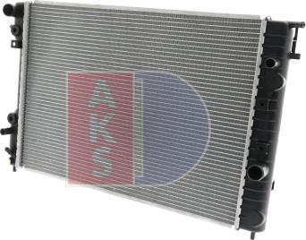 AKS Dasis 150041N - Radiator, engine cooling autospares.lv