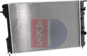 AKS Dasis 150041N - Radiator, engine cooling autospares.lv