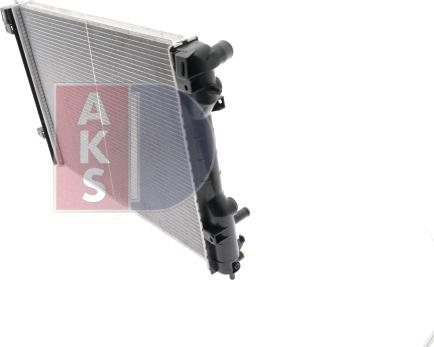 AKS Dasis 150041N - Radiator, engine cooling autospares.lv