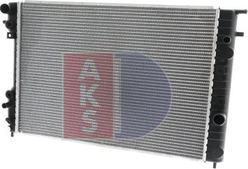 AKS Dasis 150041N - Radiator, engine cooling autospares.lv