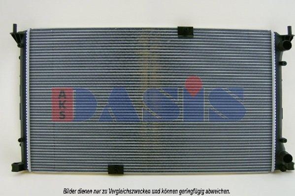 AKS Dasis 150054N - Radiator, engine cooling autospares.lv