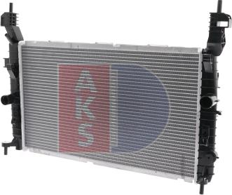 AKS Dasis 150055N - Radiator, engine cooling autospares.lv